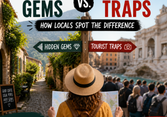 Illustration of Hidden Gems vs. Tourist Traps: How Locals Spot the Difference